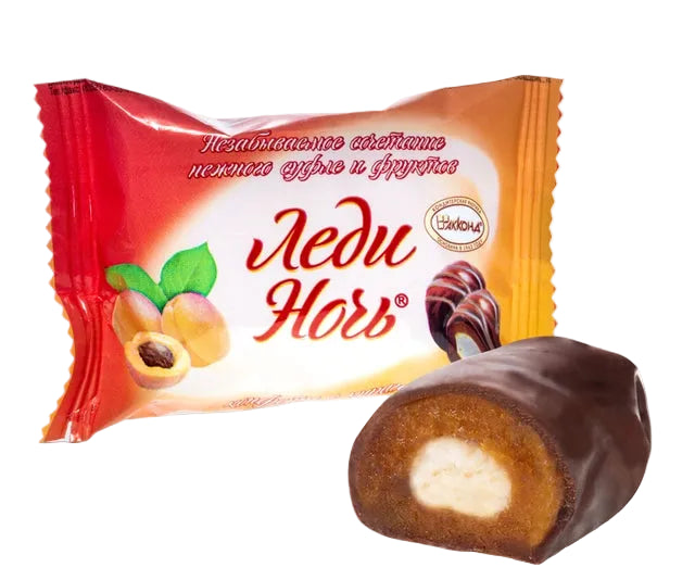 “Lady Night” Dried Apricot Chocolates, 300 g