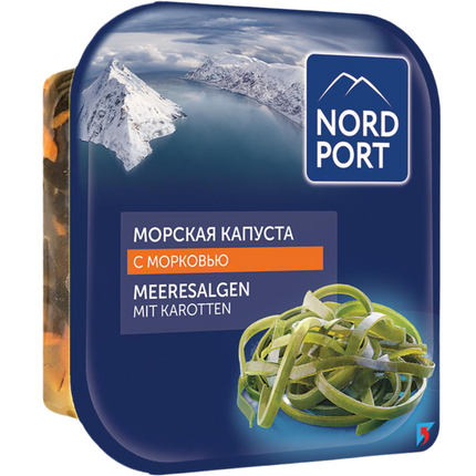 Sea cabbage, marinated with carrots, 200 g
