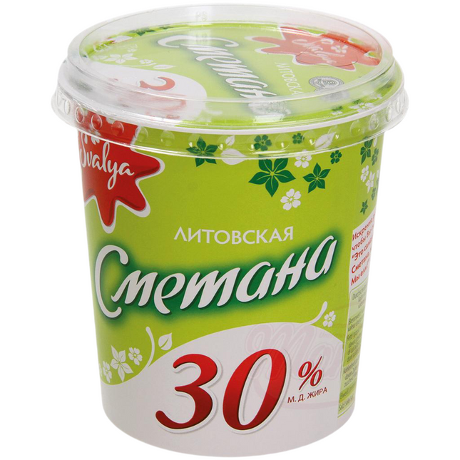 Sour cream 30% fat, 380 g.