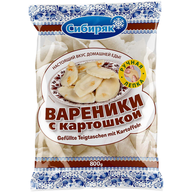 Handmade dumplings with potatoes, 800 g