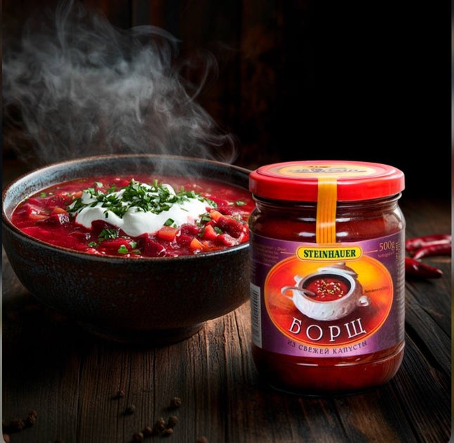 Borscht with Fresh Cabbage, 500g