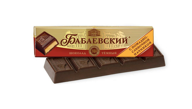 Chocolate "Babaevsky" with fondant filling, 50g.
