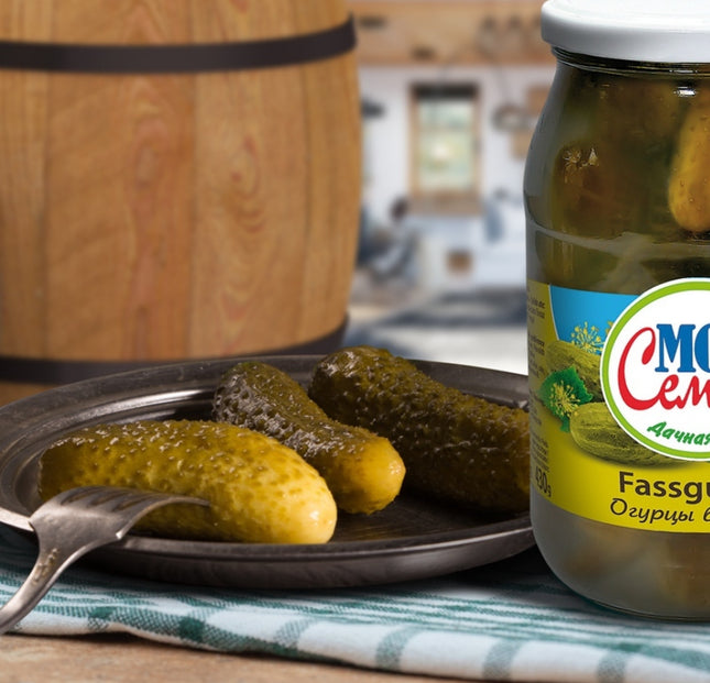 "MOJA SEMJA" pickled cucumbers, 860 g