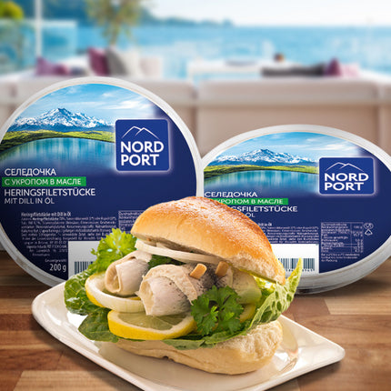 Herring fillets, 200 g