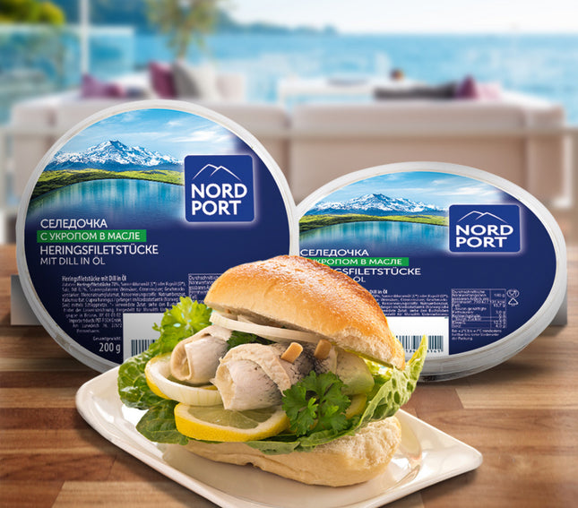Herring fillets, 200 g