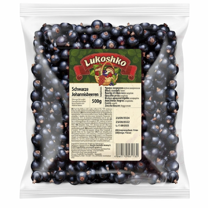 Frozen black currants, 500 g
