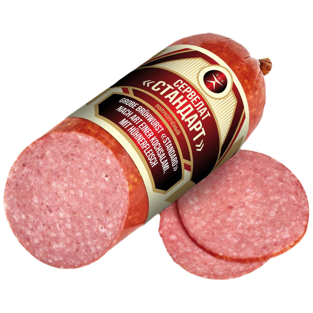 Semi-smoked "STANDARD" cervelat, 400 g