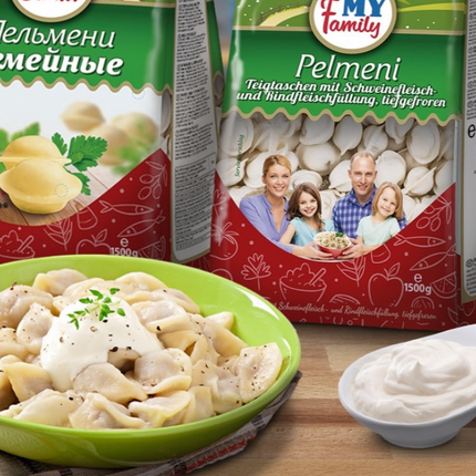 Dumplings Pelmeni "Semejnye", 1,5 kg