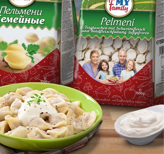 Dumplings Pelmeni "Semejnye", 1,5 kg
