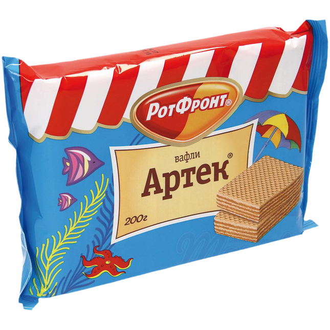 Waffles with 75% cream filling with vanilla-chocolate flavor, 200 g