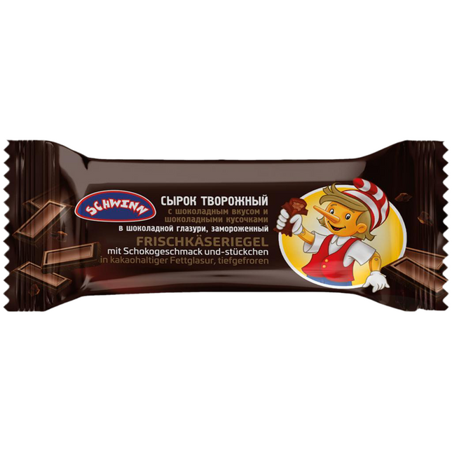 Cream cheese bars with chocolate