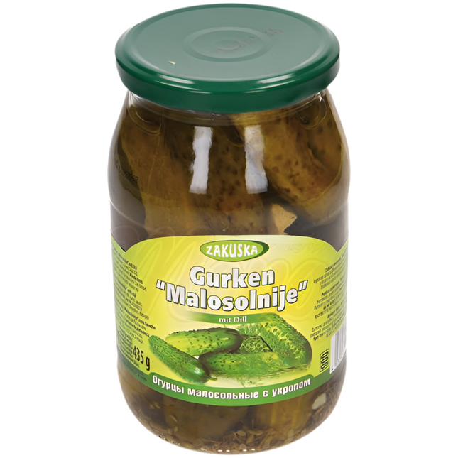 Cucumbers "Lightly salted" with dill