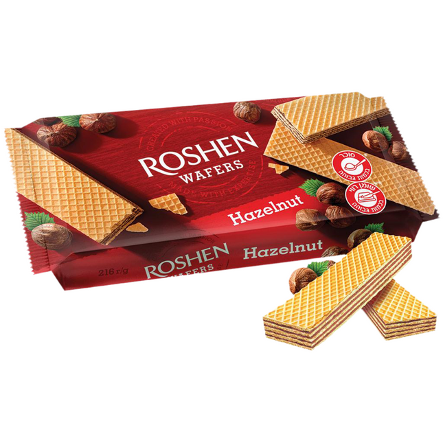 Waffles with nut filling, 216g