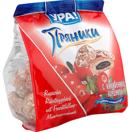 Gingerbread with Cranberry filling, 250g