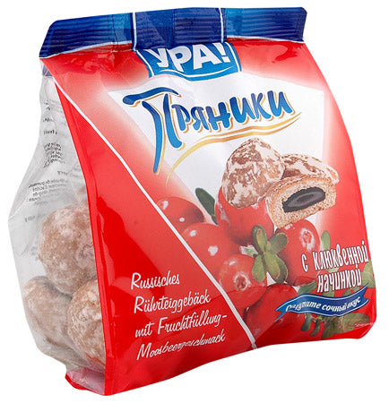 Gingerbread with Cranberry filling, 250g