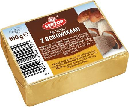 Processed cheese with porcini mushrooms, 100g