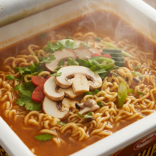Doshirak Instant Noodles Mushroom, 90 g