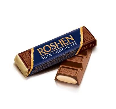Roshen Milk chocolate bar creme-brulee, 43g