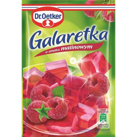 Dr. Oetker Raspberry-flavored jelly, 72g