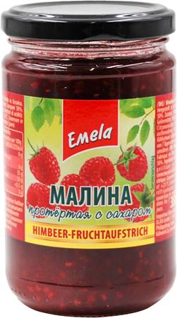 Emelya Raspberry chopped with sugar, 350g