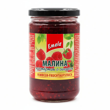 Crushed Raspberries with Sugar, 350g