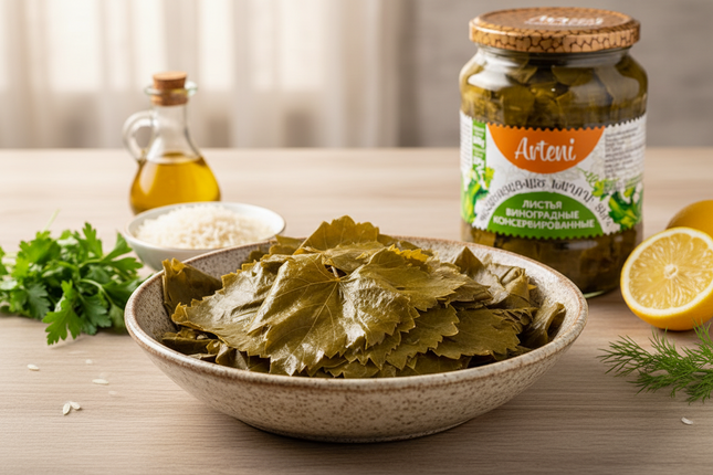 Армянские виноградные листья, 640 г