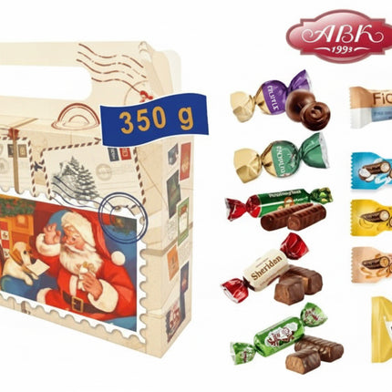 Набор шоколадных конфет разных сортов, 350 г.