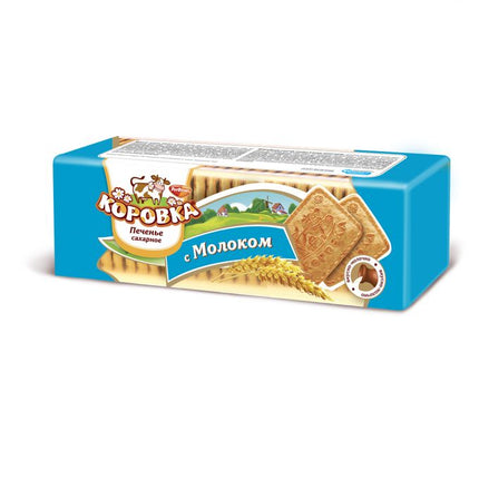 Biscuits "Korovka" au goût de lait, 375g