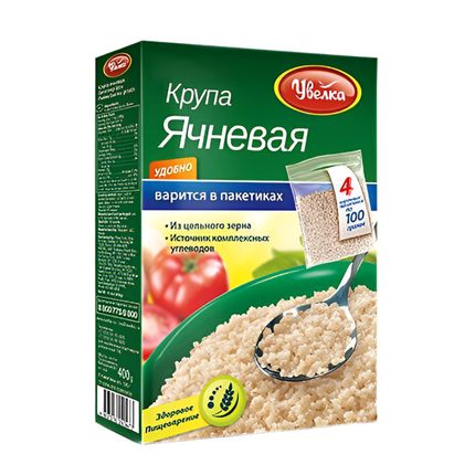 Gros d'orge en sachets de cuisson 5 x 80g, 400g