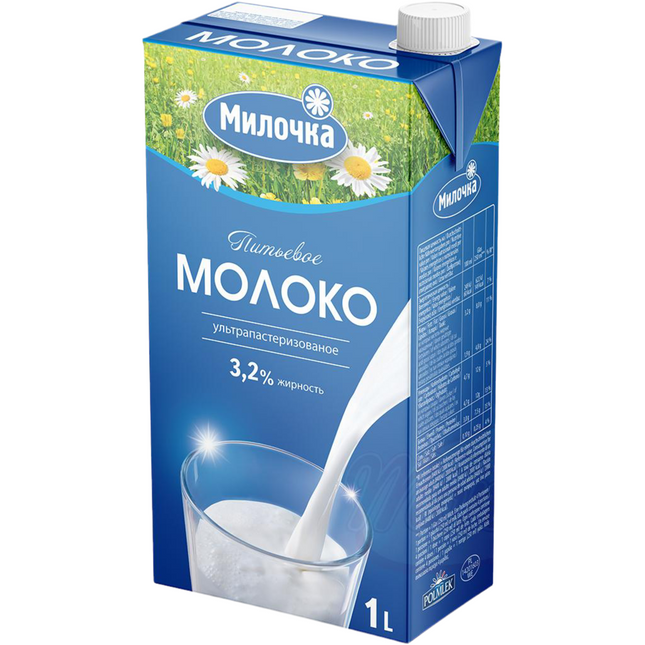 <tc>Молоко, 3,2%, 1 л</tc>
