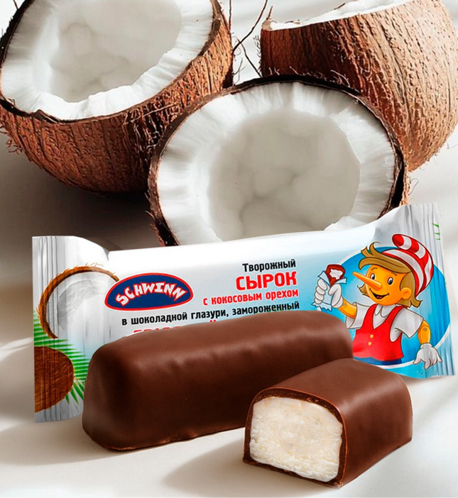 Cream cheese bars with coconut