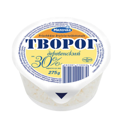 Cottage cheese "Tworog Derevenskij" 30%, 275 g