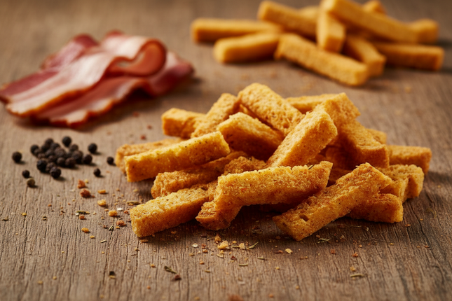 <tc>Пшеничные крекеры со вкусом бекона, 80 г</tc>