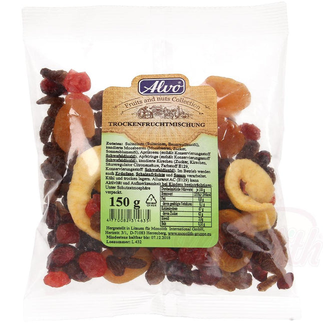 Assorted Dried Fruits, 150g