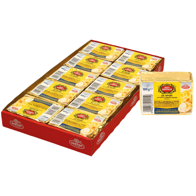 Processed cheese, 100 g