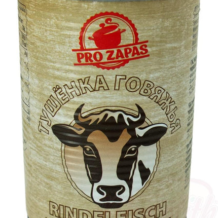 Canned beef meat "Tushenka", 400g