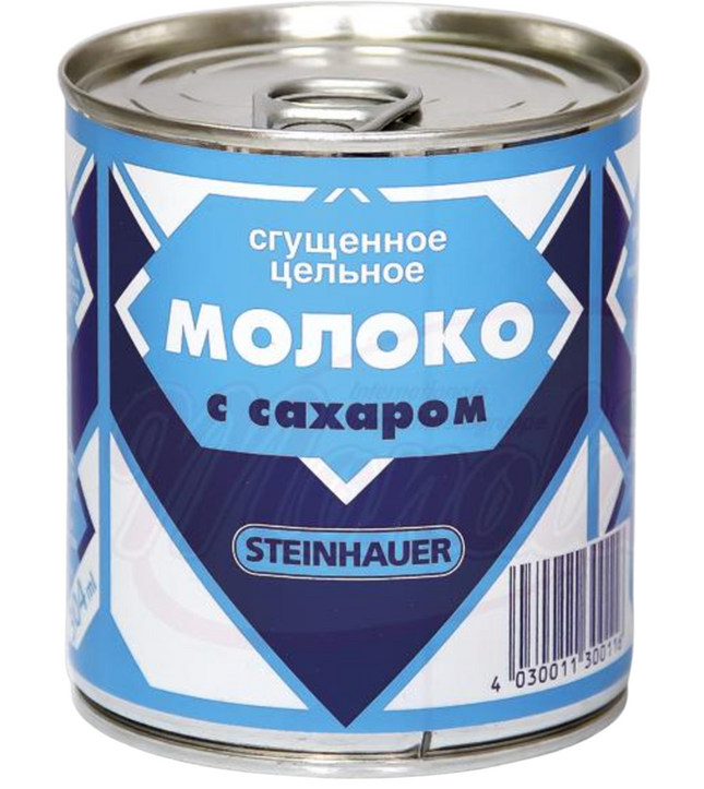 Sweetend condensed milk (8% fat).