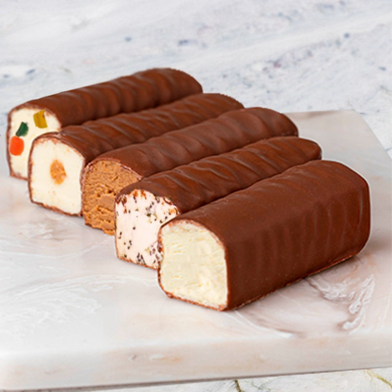 Cream cheese bars with poppy seeds