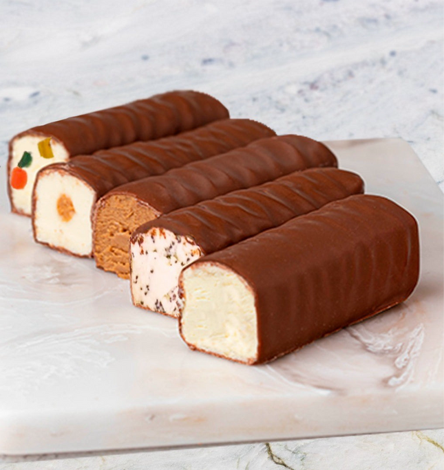 Cream cheese bars with poppy seeds