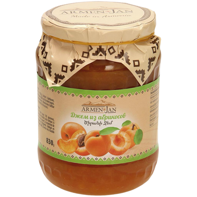Apricot jam, 830g.