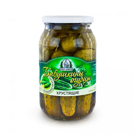 <tc>Огурцы хрустящие, 900 г</tc>