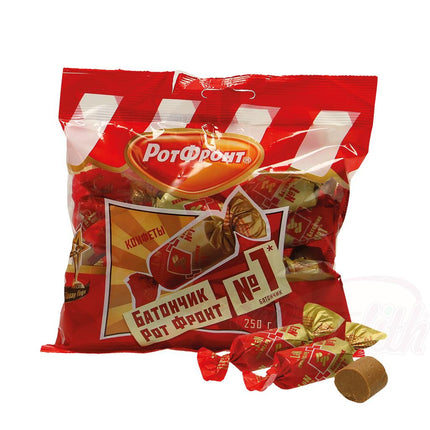 Candies with peanuts and wafer crumbs, 250g