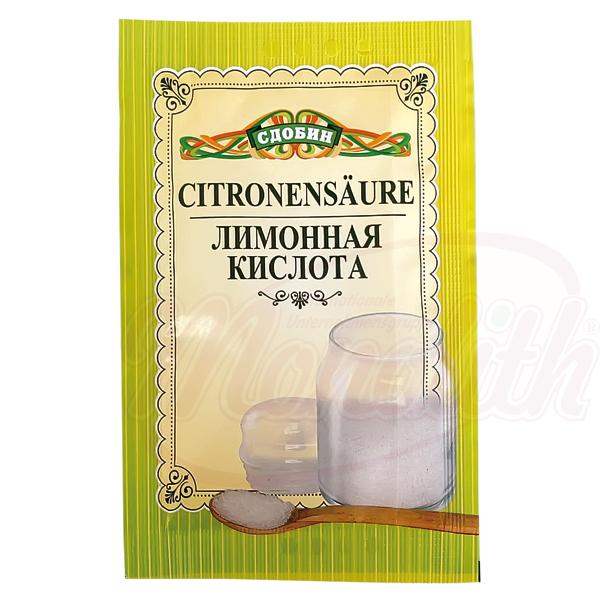 Citric acid, Lemon acid, 20g