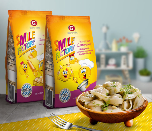 Dumplings with pork and beef, 500 g