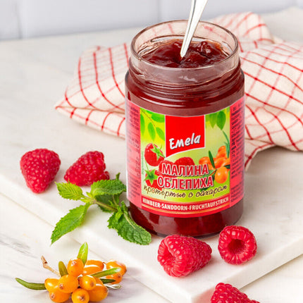 Emelya Raspberry chopped with sugar, 350g