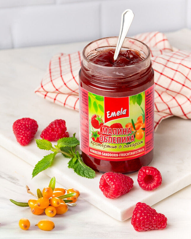 Emelya Raspberry chopped with sugar, 350g