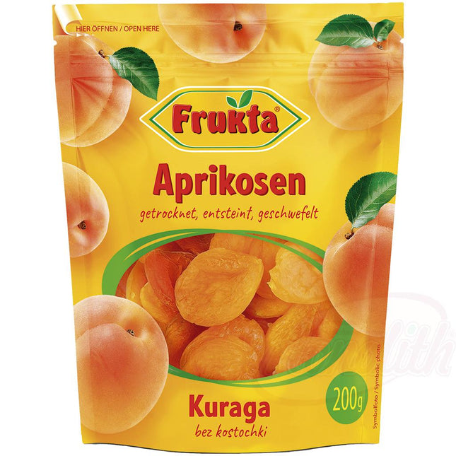 Abricots secs, dénoyautés, 200g