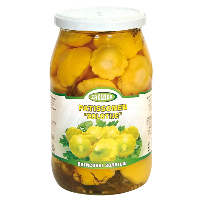 Marinated Patissons, 900 g