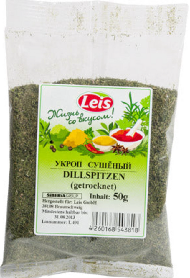 Dried Dill, 50g