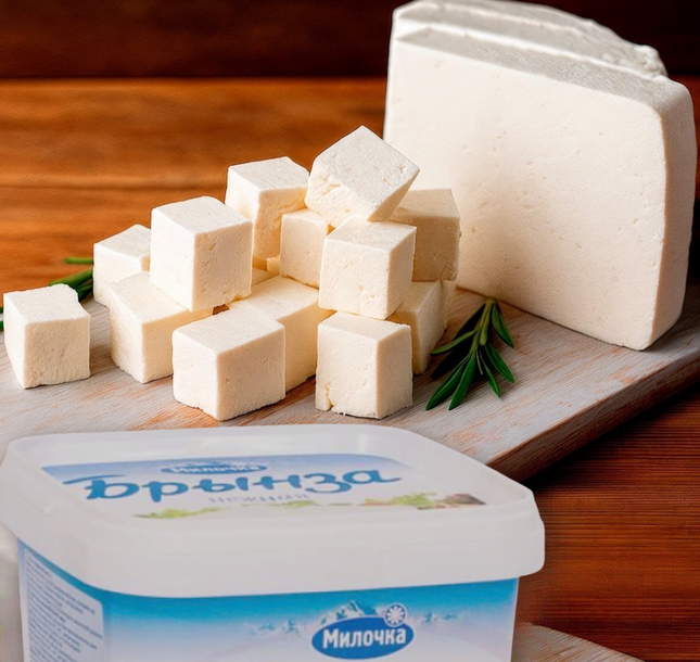 White cheese "Brinsa neschnaja" 40%, 480 g